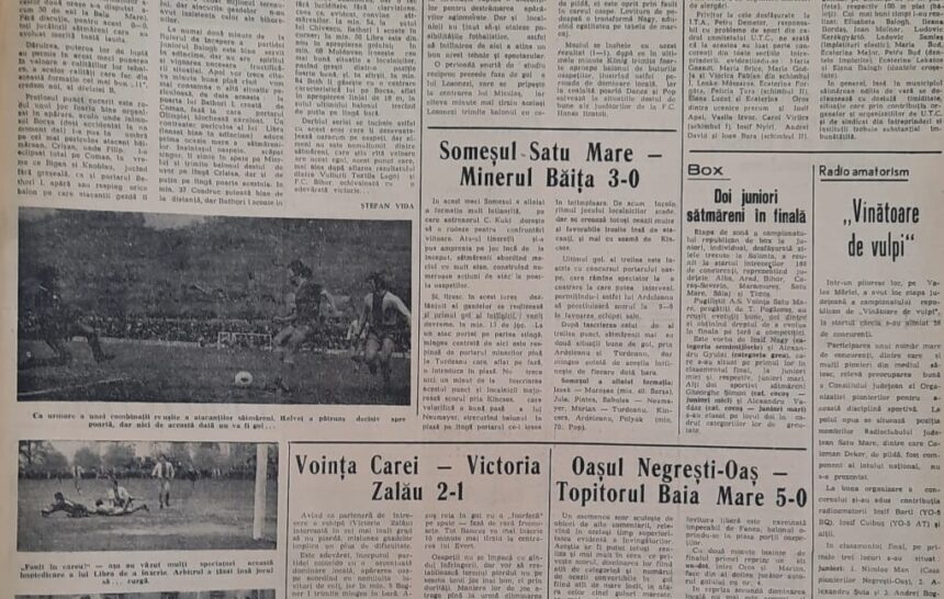 UNDE EȘTI TU, FOTBAL SĂTMĂREAN?